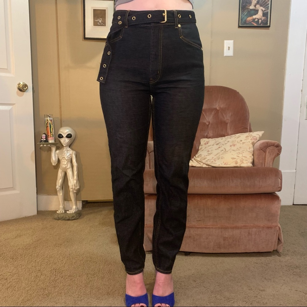 BDG UO Darkwash Taper 80s-Style Jeans